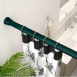 Story@Home Green Modern Simple Lightweight Adjustable Extendable Stable Shower Rod-picture-39