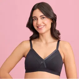 Nykd by Nykaa X-Frame Cotton Support Bra - Black NYB191-picture-40