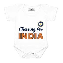 arvesa Cheering For India Printed Romper-picture-3