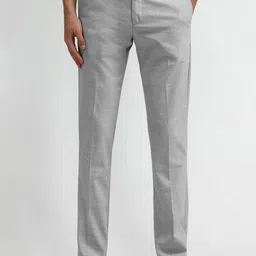 Arrow Men Textured Urban Slim Formal Trousers-picture-43