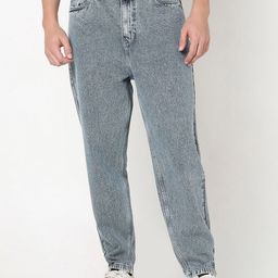 R&B Men Relaxed Fit Mid-Rise Heavy Fade Jeans-picture-0