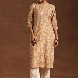 Libas Floral Printed Straight Kurta-picture-33