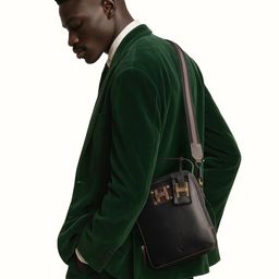 Hidesign Men Solid Leather Messenger Bag-11