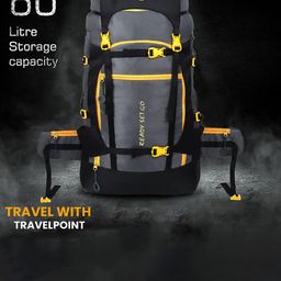 TRAVEL POINT Colourblocked Waterproof Large Rucksack-image-93