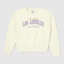 max Girls Typography Printed Cotton Sweatshirt-image-27