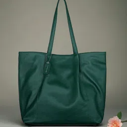 Mast & Harbour PU Oversized Shopper Tote Bag with Tasselled-47