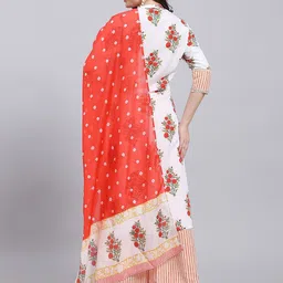 Anouk Rustic Women Floral Printed Regular Kurta with Palazzos & With Dupatta image 2