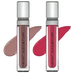 ME-ON Set Of 2 Gloss & Plump Long-Lasting Lip Gloss 3ml Each - Shades 04 & 11-11