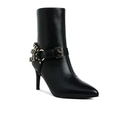 London Rag Women Harness Detail Stiletto Heeled Boots-picture-26