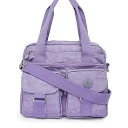 BAOMI Lavender Structured Handheld Bag-42