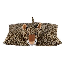 Ultra Folding Leopard Cushion - Brown-21