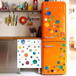 Oren Empower Set of Circles Wall Sticker - Multicolour-image-70