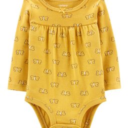 Carter's Butterfly Long-Sleeve Onesie - Yellow-picture-4
