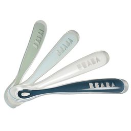 Beaba 1St Stage Silicone Spoon Set Of 4 - Multicolour-37