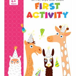 Pegasus First Activity Write Wipe & Clean Book - English-15