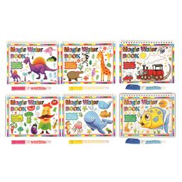 Chocozone Resuable Magic Water Book for Kids Pack of 6 - English (Print May Vary)-41