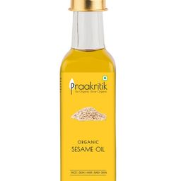 Praakritik Cold Pressed Organic Sesame Oil Bottle - 120 gm-image-59