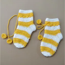 Little Peas Striped Pattern Socks - Yellow-picture-20