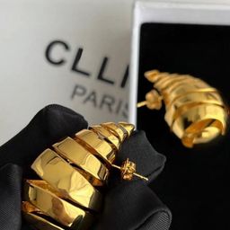 AKISON JEWELS Gold-Plated Quirky Studs Earrings-2