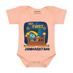 Arvesa My First JanmashtamiPrinted Romper-37