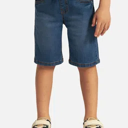 Juniors by Babyshop Boys Cotton Mid-Rise Slim Fit Shorts-picture-11