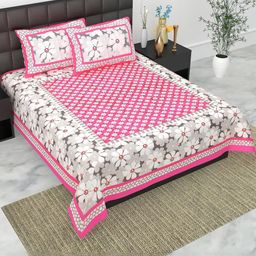 E Elma Unisex Pink Bedsheets-image-119