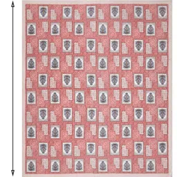 JAIPUR FABRIC Pink & White Ethnic Motifs 144 TC King Bedsheet with 2 Pillow Covers-image-26