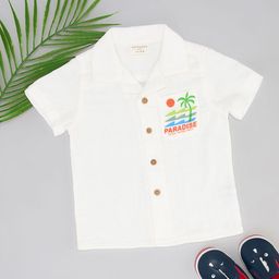 Pantaloons Baby Boys Spread Collar Graphic Printed Cotton Casual Shirt-picture-13