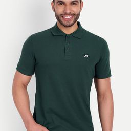 MEGHZ Men Polo Collar Slim Fit T-shirt-image-61