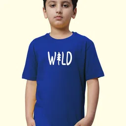 Friskers Boys Typography Printed Round Neck Cotton T-shirt-10