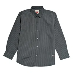 Gini and Jony Boys Comfort Fit Vertical Striped Spread Collar Cotton Casual Shirt-image-15