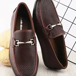 pelle albero Men Antibacterial Leather Loafers-image-99