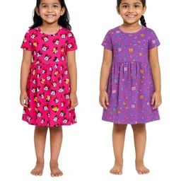 Veecap Girls Pink Dresses-picture-19