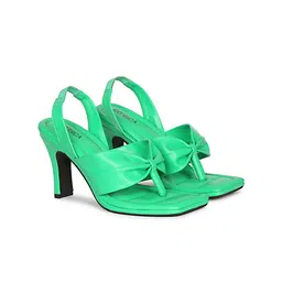 CORSICA Block Sandals with Bows-5