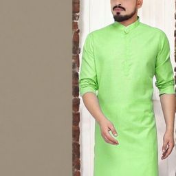 ANUJ FASHION Men Blended Straight Kurtas-picture-30