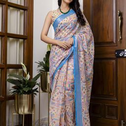 DIVASTRI Women Geometric Printed Zari Ready to Wear Saree-image-80