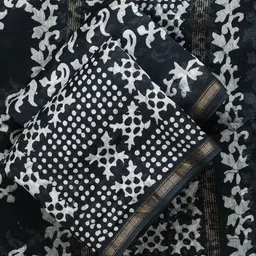 iTokri Pure Silk Unstitched Dress Material-image-48