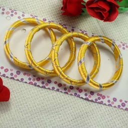Kamule Orange Plastic Bangle-image-43