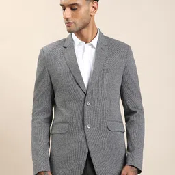 Turtle Self-Design Tailored-Fit Casual Blazer-picture-46
