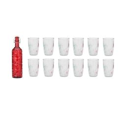 SOMIL Red Glass Airtight Can Bottle-image-61
