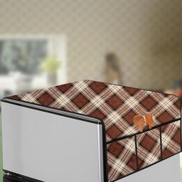 The Furnishing Tree Beige Plastic Refrigerator Cover-image-94