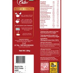 Oateo Instant Oats - 1.5 kg image 2