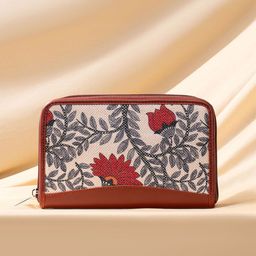 ZOUK Women Floral Printed Leather Zip Around Wallet-picture-6