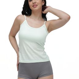 Amul Comfy Women's Cotton LightColor Plain/Solid Slips with Adjustable Straps - Pack of 5-image-62