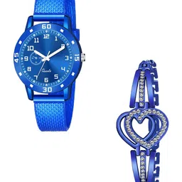 CSAMON Women Analogue Watch With Bracelet Gift Set C1001BLU Aeivyo S W H Breclect-image-72