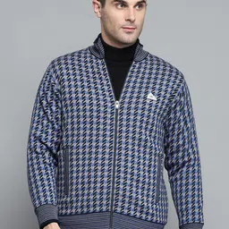 Monte Carlo Men Geometric Woollen Lightweight Outdoor Tailored Jacket-image-73
