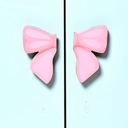 Pinch of Pretty 2Pcs Pink Printed Wooden Cupboard Door Handles-52
