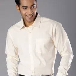 J White by Vmart Men Solid Spread Collar Cotton Casual Shirt-picture-20