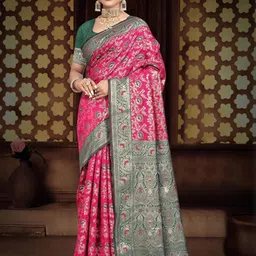 KCPC BANDHANI Woven Design Lightweight Saree-image-68