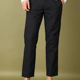 V-Mart Men Printed Mid Rise Chinos Dobby Casual Trousers-image-64